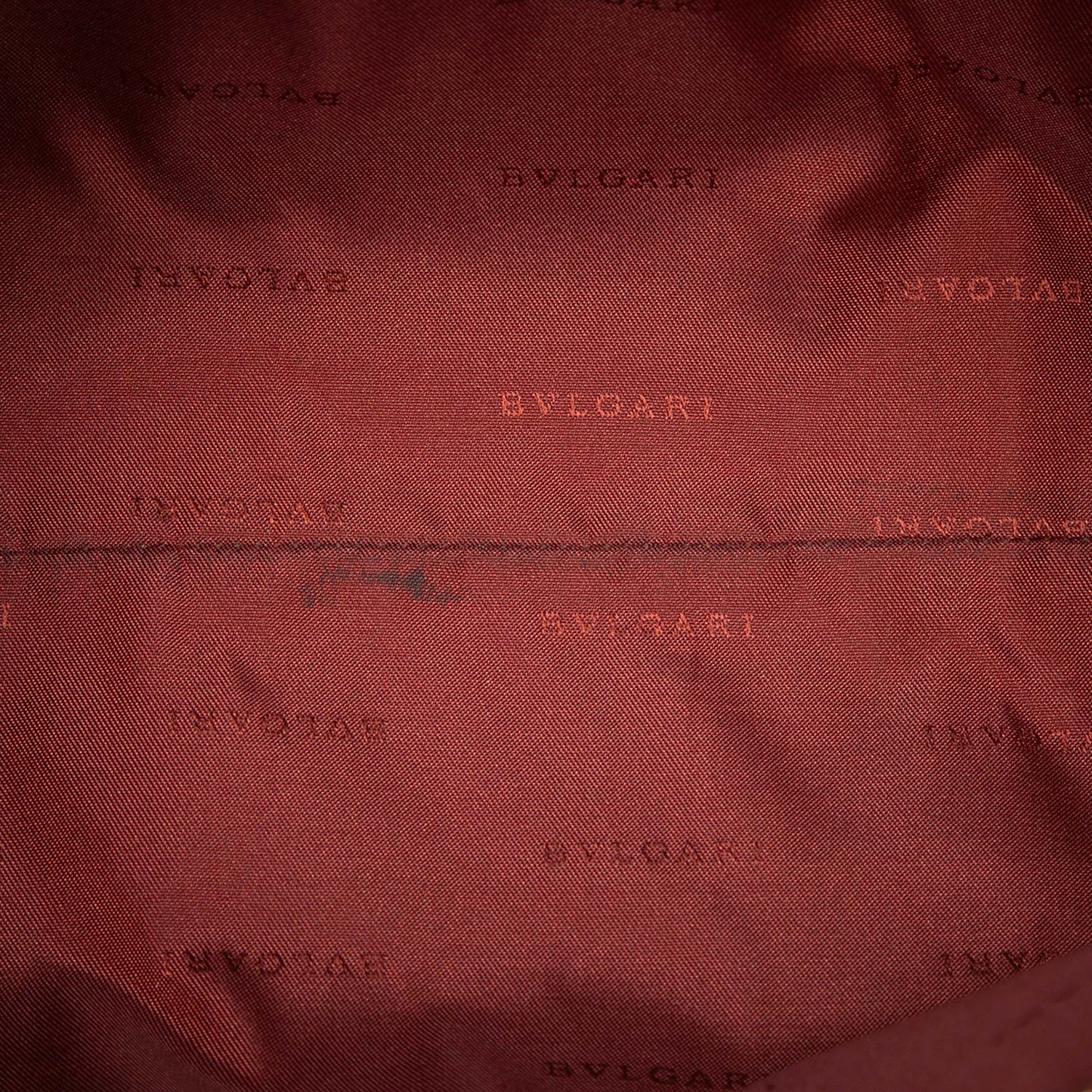 Bvlgari Leather Trimmed Canvas Tote