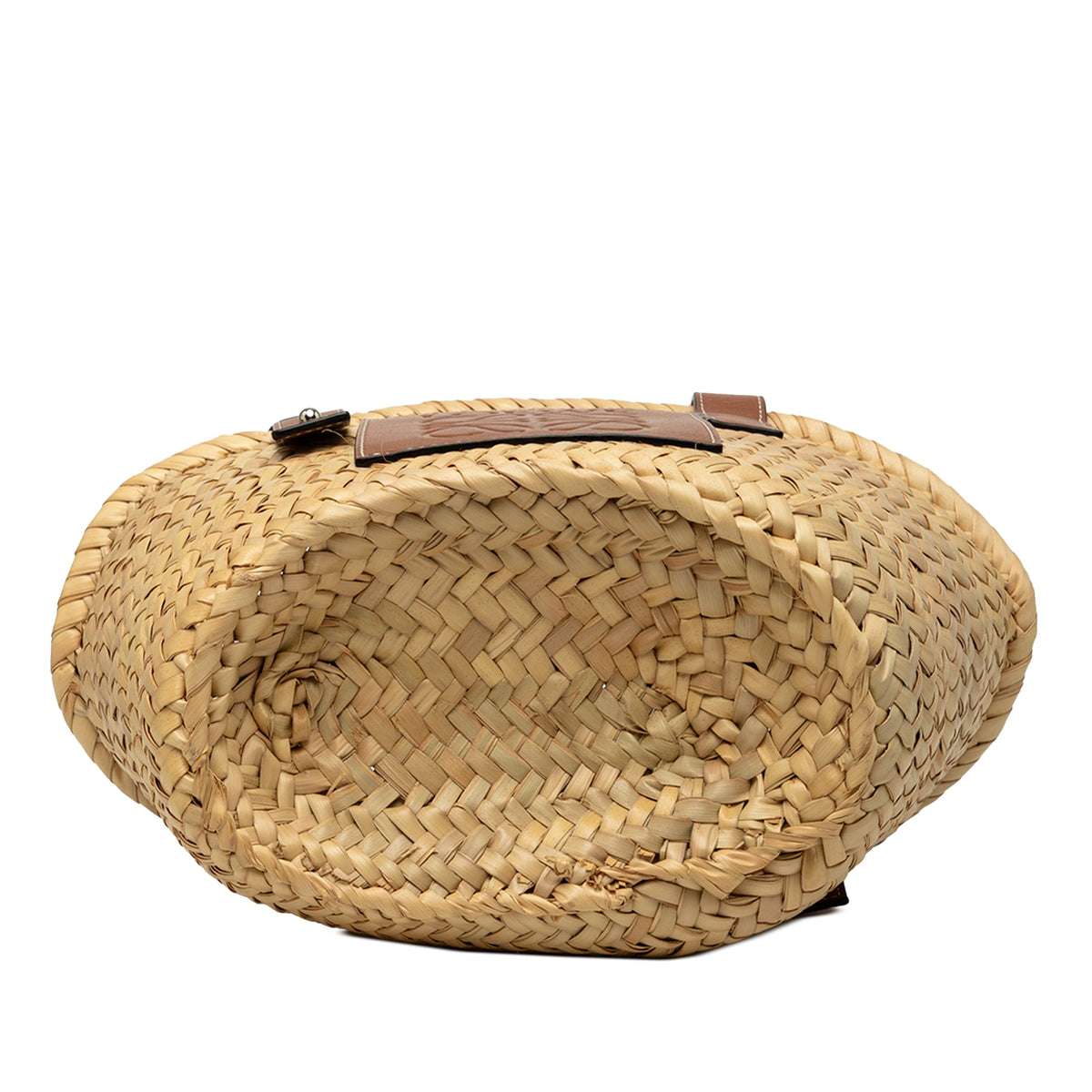 LOEWE Small Raffia Anagram Basket Tote