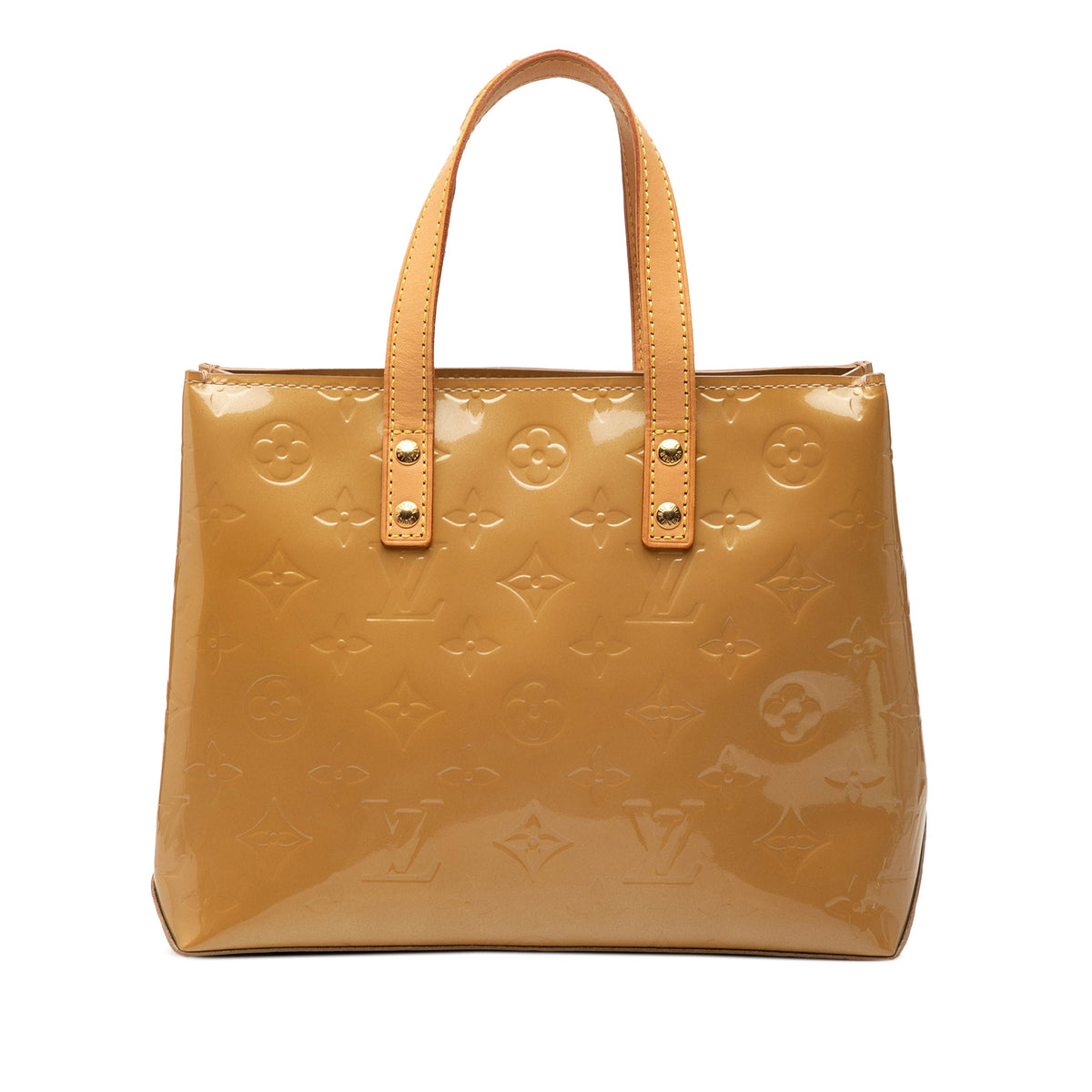 Louis Vuitton Monogram Vernis Reade PM — Beige