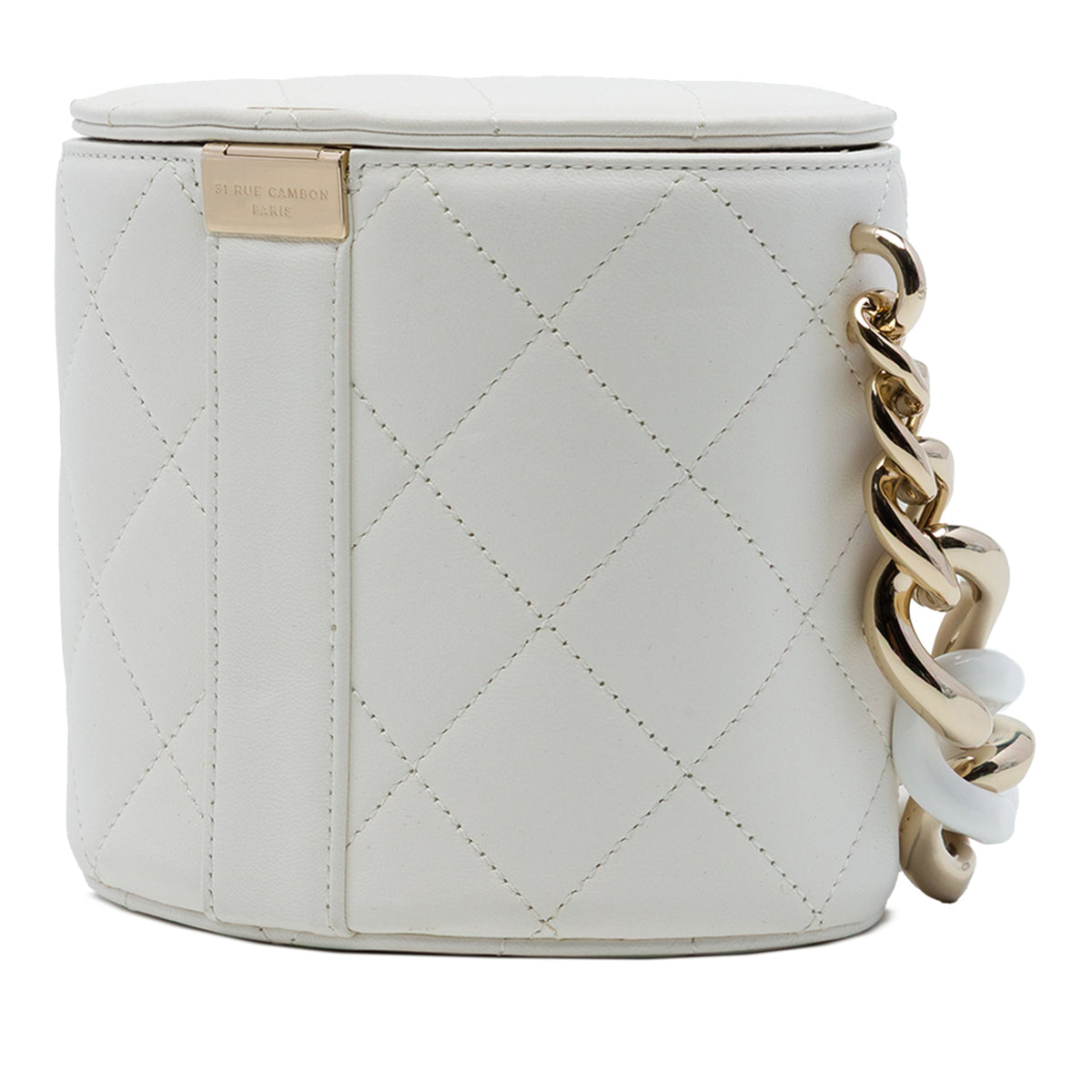 Chanel CC Lambskin Elegant Chain Vanity Case