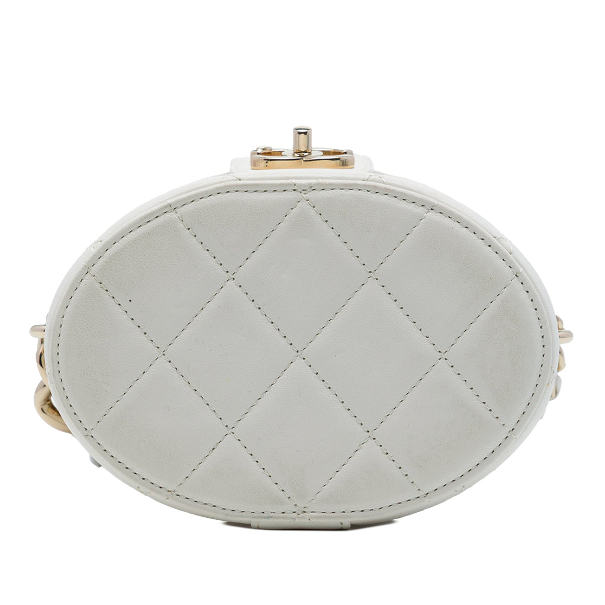 Chanel CC Lambskin Elegant Chain Vanity Case