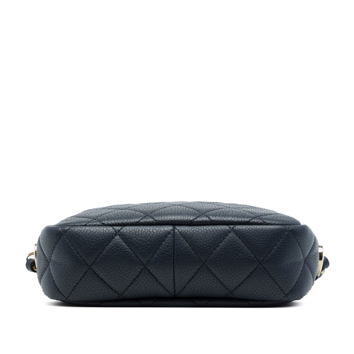 Chanel Mini Quilted Caviar Coco Tassel Camera Case — Black