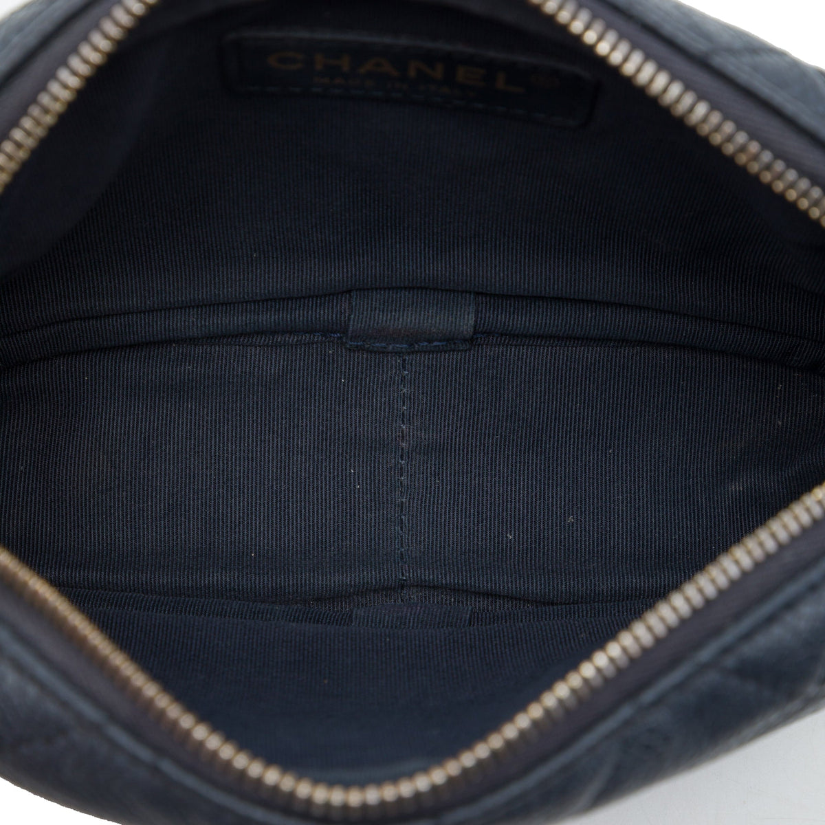 Chanel Mini Quilted Caviar Coco Tassel Camera Case — Black