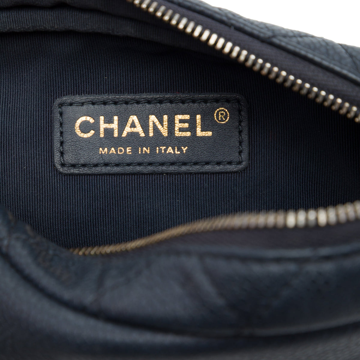 Chanel Mini Quilted Caviar Coco Tassel Camera Case — Black