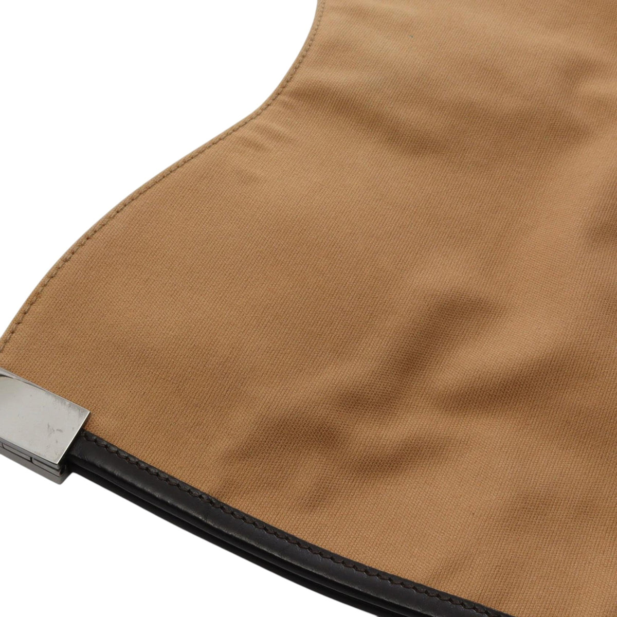 Gucci Canvas Web Shoulder Bag — Beige