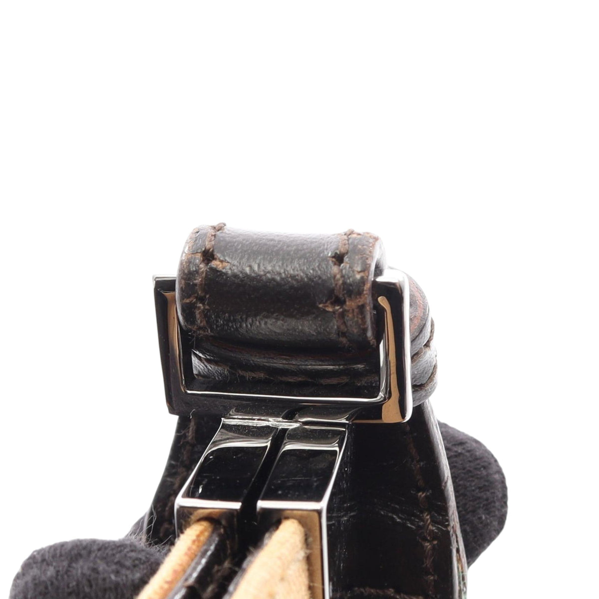Gucci Canvas Web Shoulder Bag — Beige