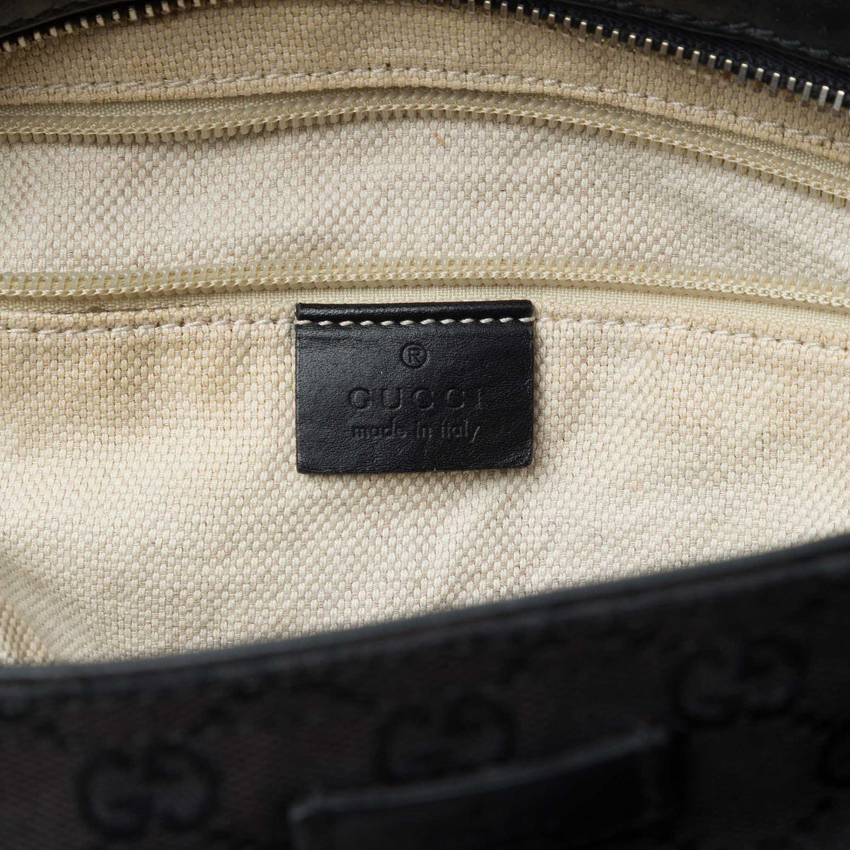 Gucci GG Canvas Web Crossbody — Black
