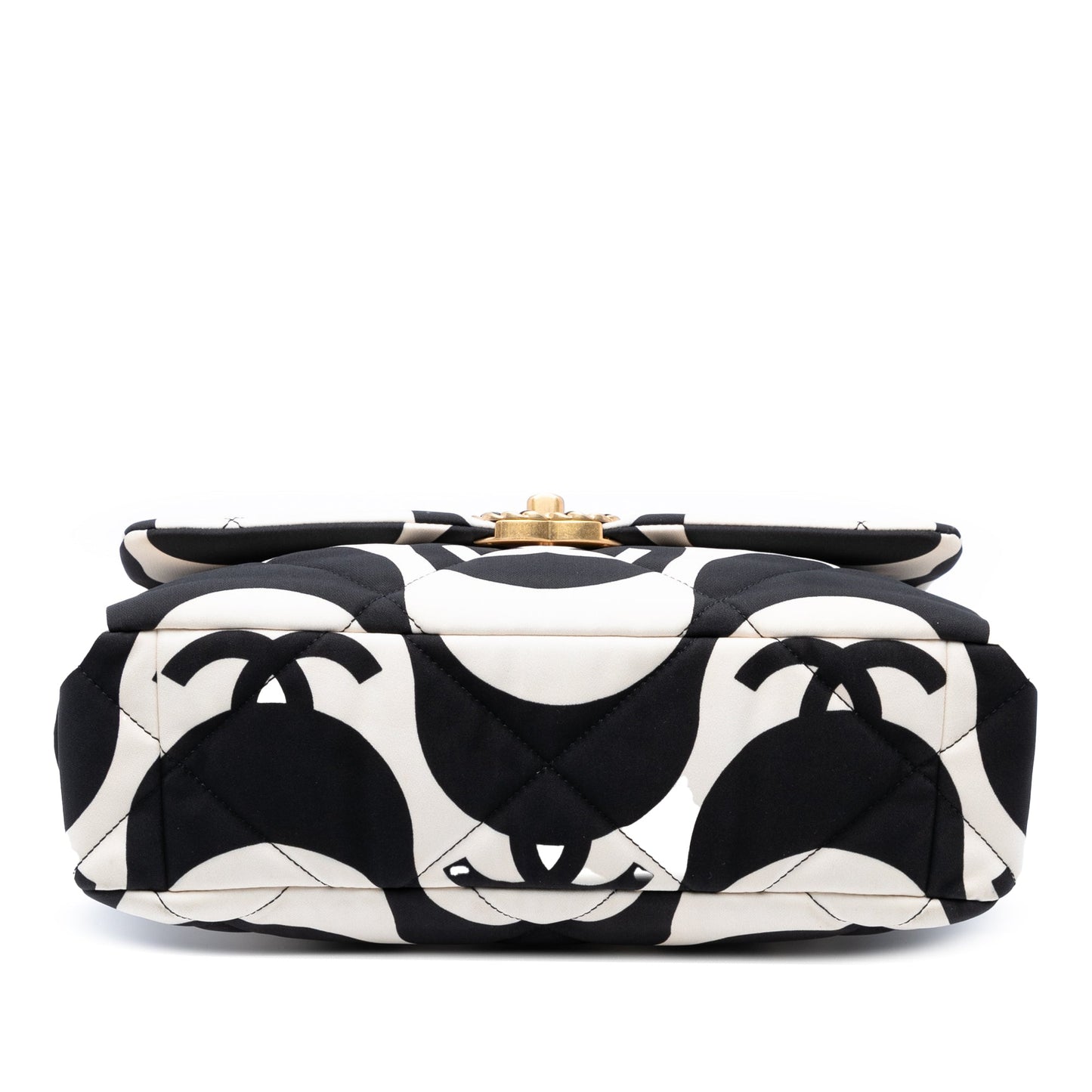 Chanel Large Printed Silk 19 Flap
