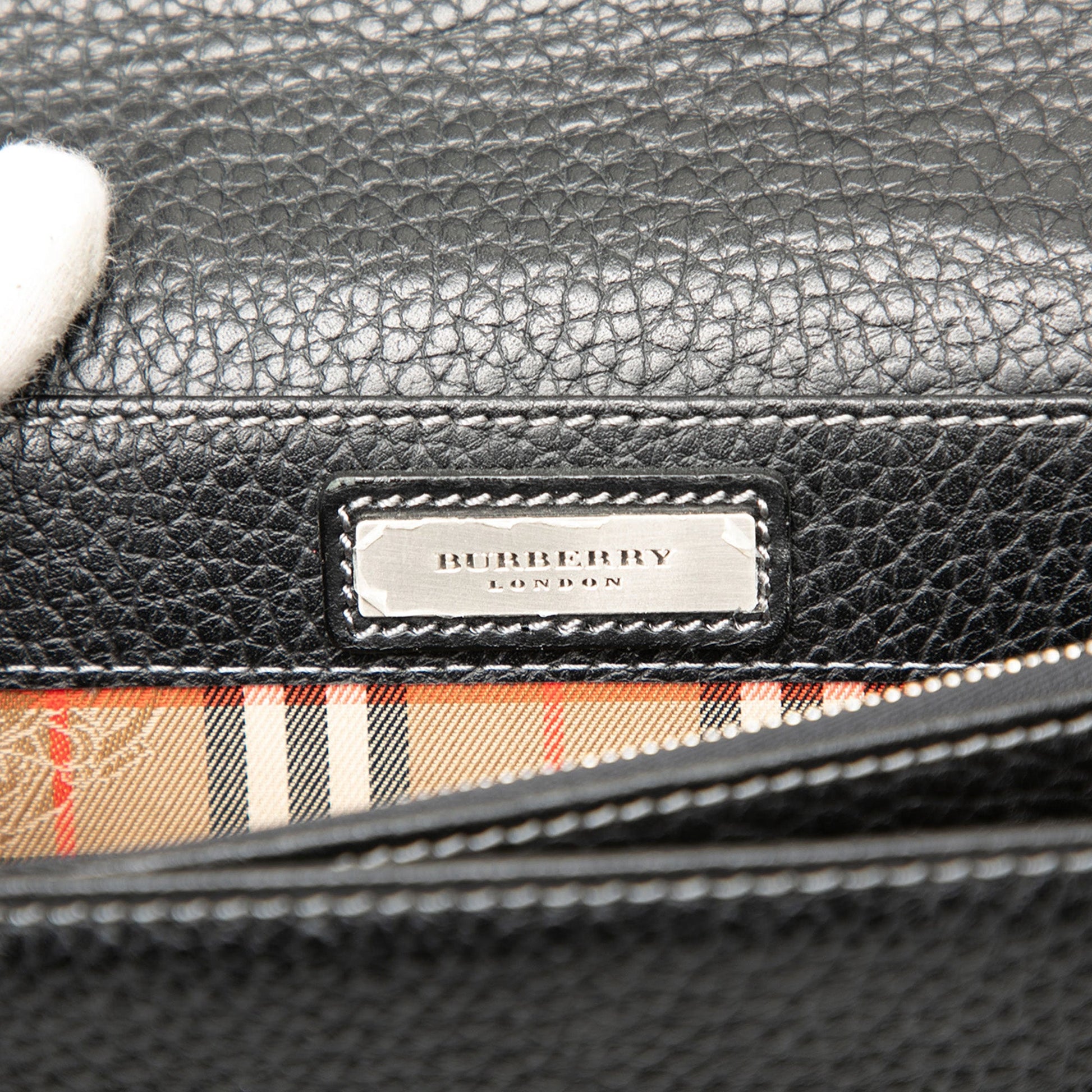 Burberry Calf Leather Clutch