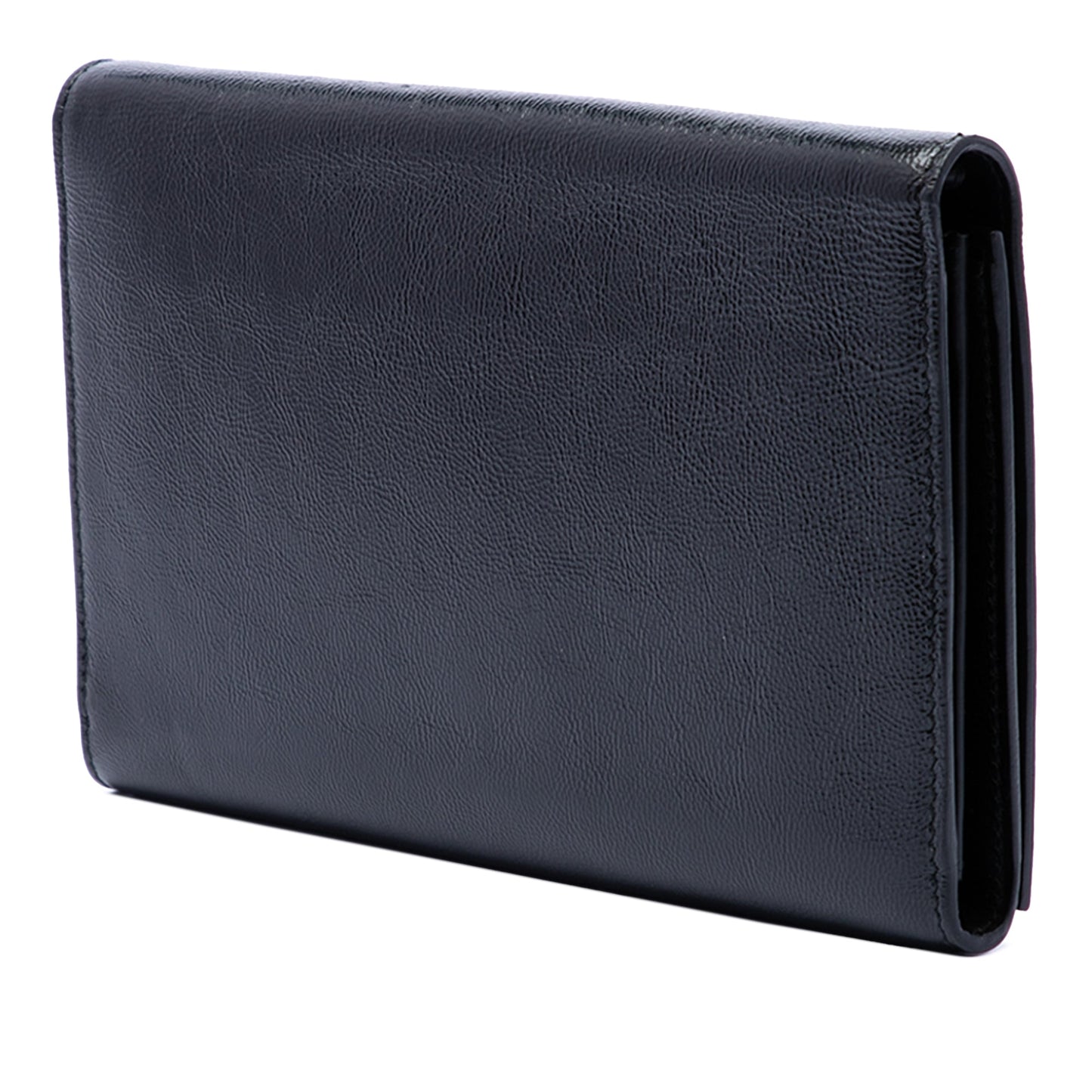 Saint Laurent Crinkled Calfskin Belle de Jour Chain Clutch