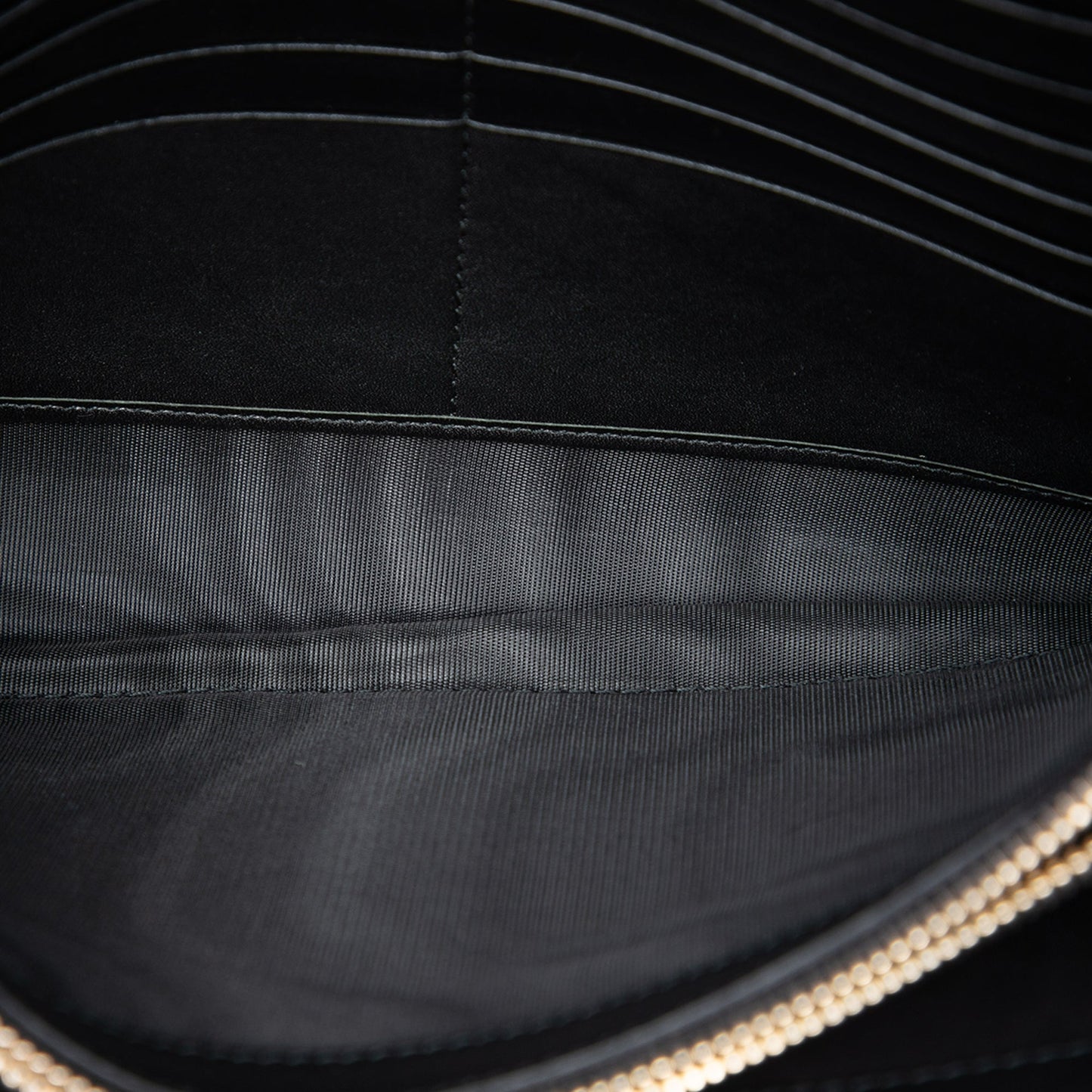 Saint Laurent Crinkled Calfskin Belle de Jour Chain Clutch