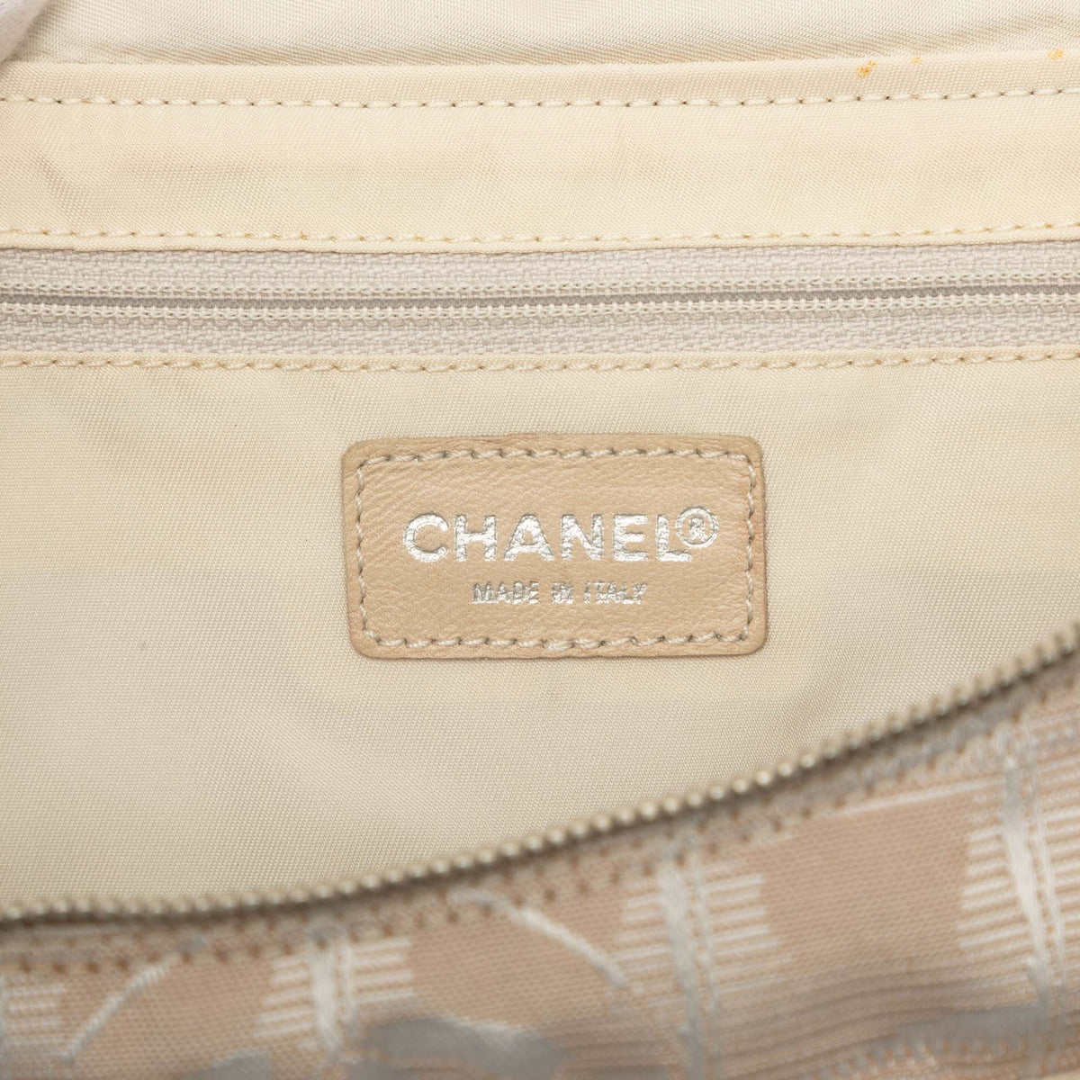Chanel New Travel Line Nylon Backpack — Beige