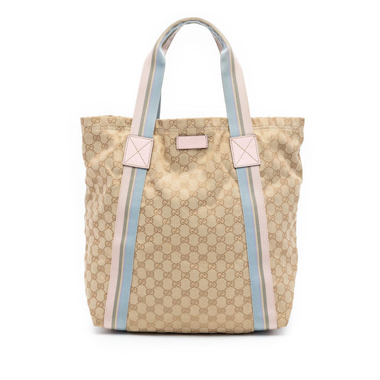 Gucci GG Canvas Web Tote
