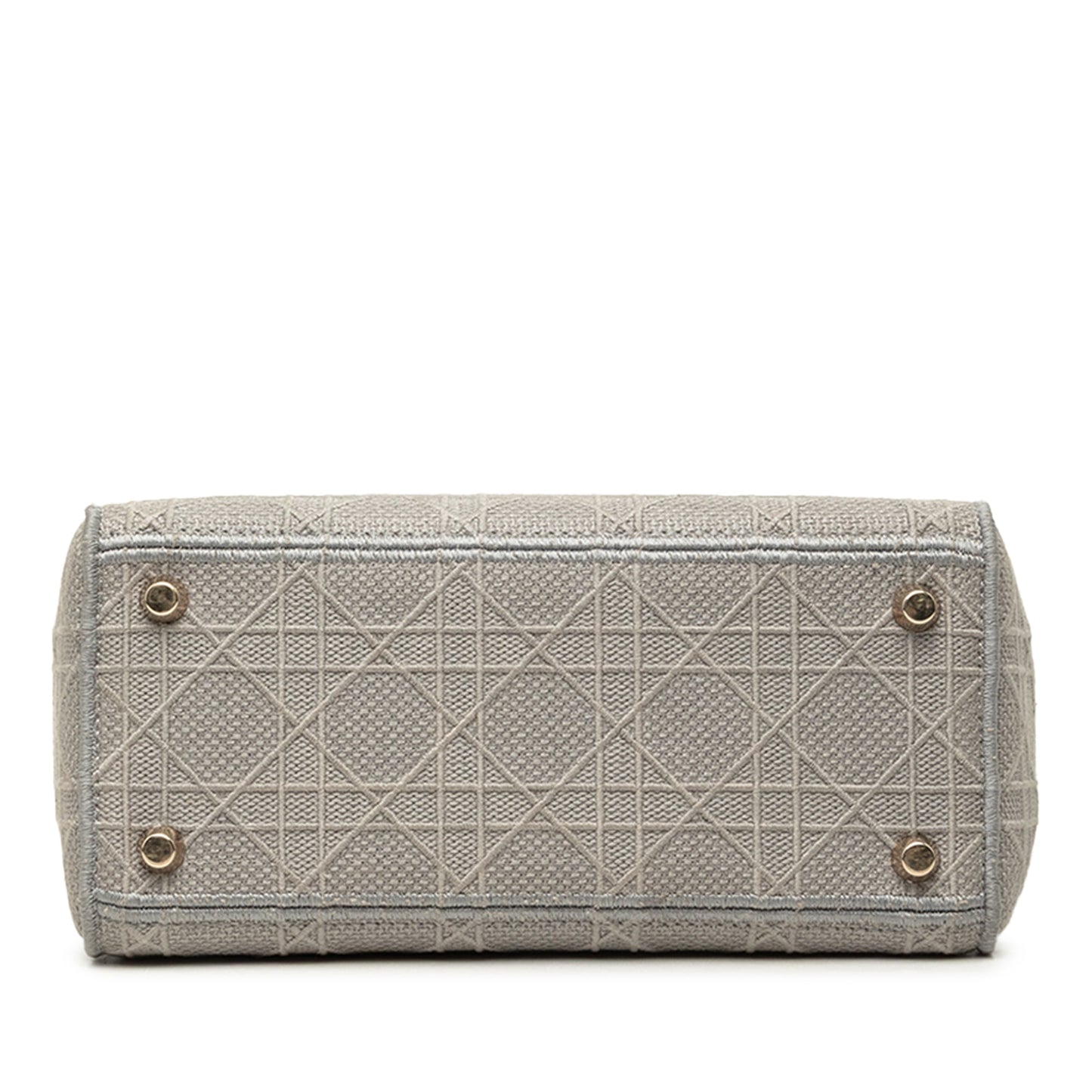 Dior Medium Embroidered Canvas Cannage Lady D Lite