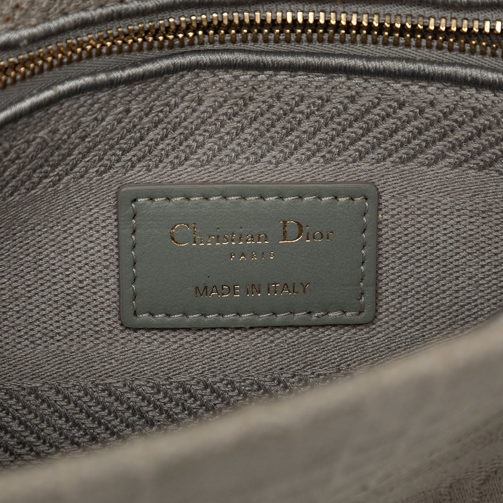 Dior Medium Embroidered Canvas Cannage Lady D Lite