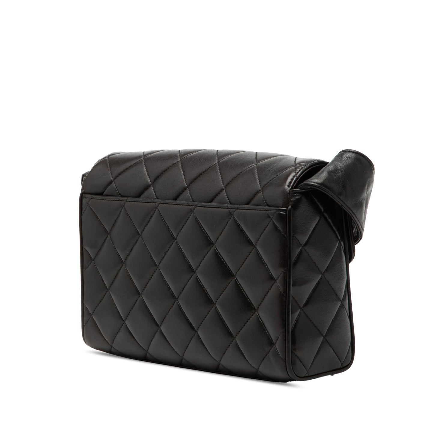 CC Quilted Lambskin Flap Crossbody