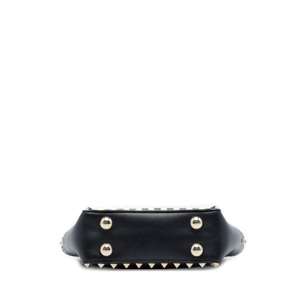Valentino Micro Leather Rockstud Trapeze Satchel
