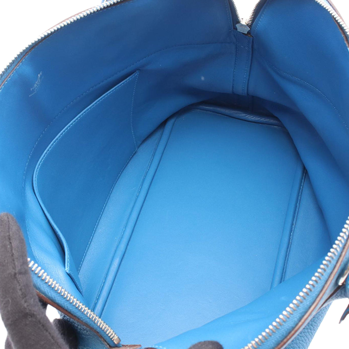 Hermès Clemence Bolide 31 — Blue