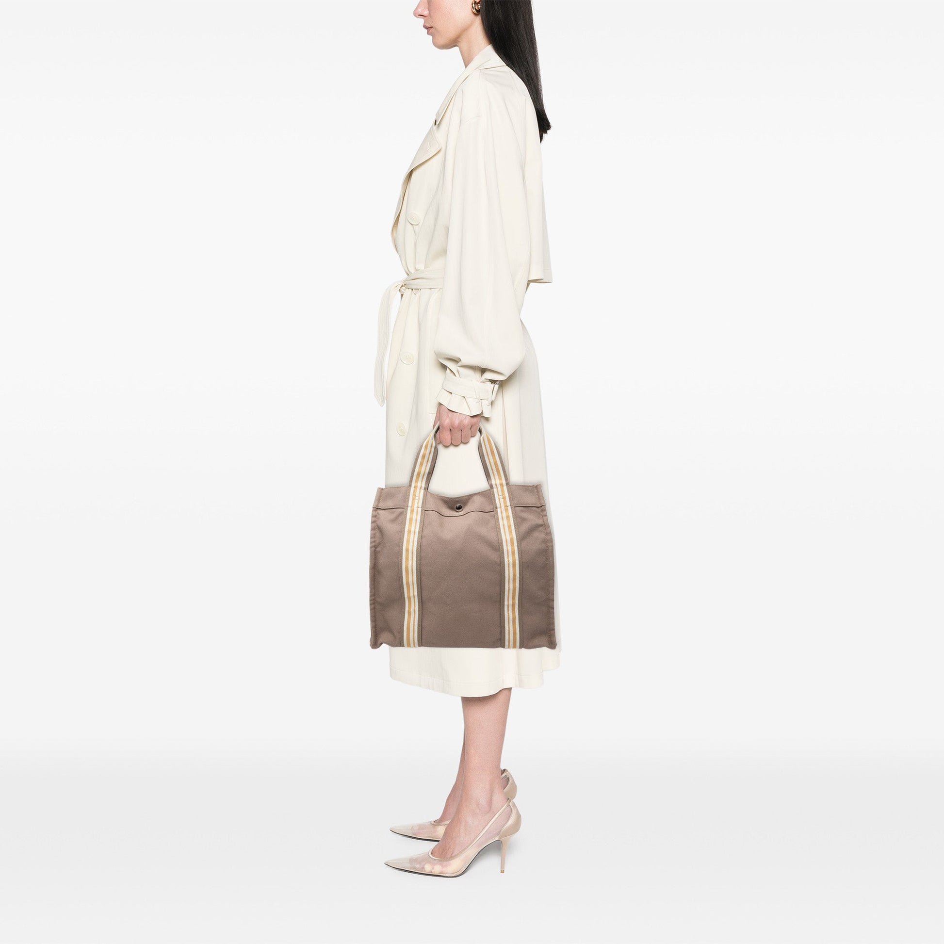 Hermès Canvas Sac De Plage
