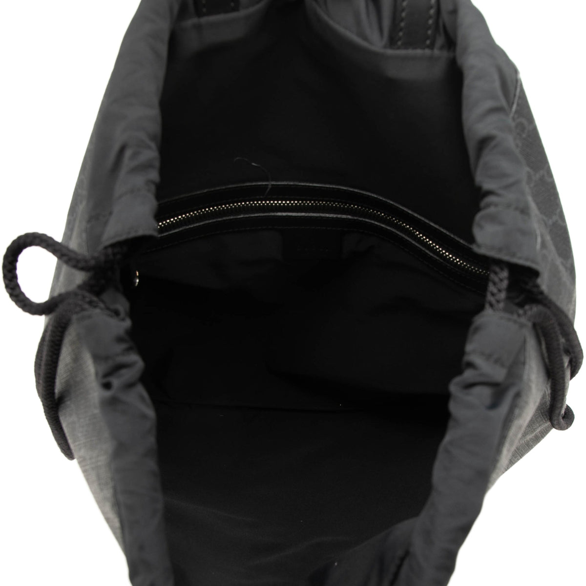 Gucci GG Supreme Web Drawstring Backpack