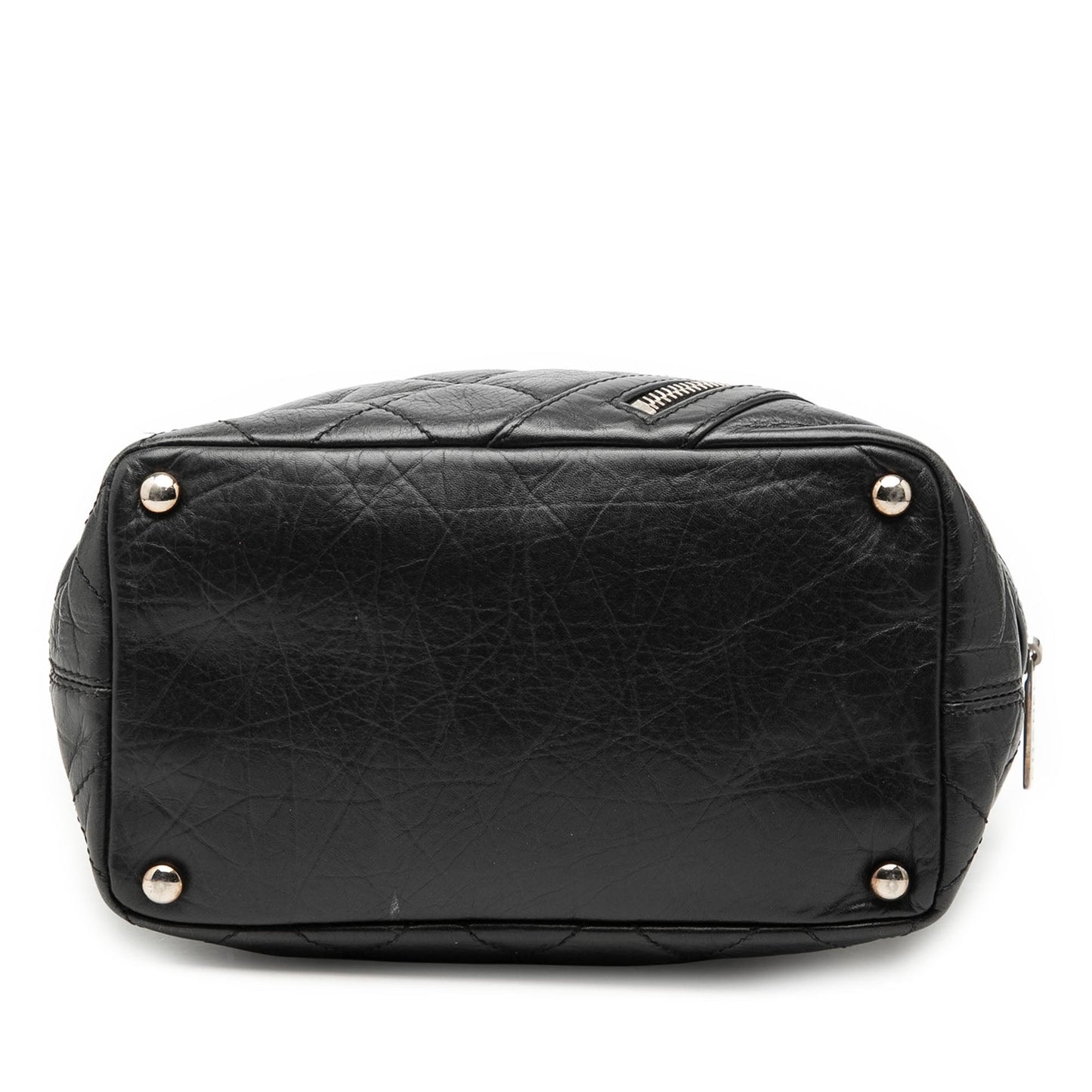 Chanel Small Quilted Aged Calfskin Cotton Club Tote