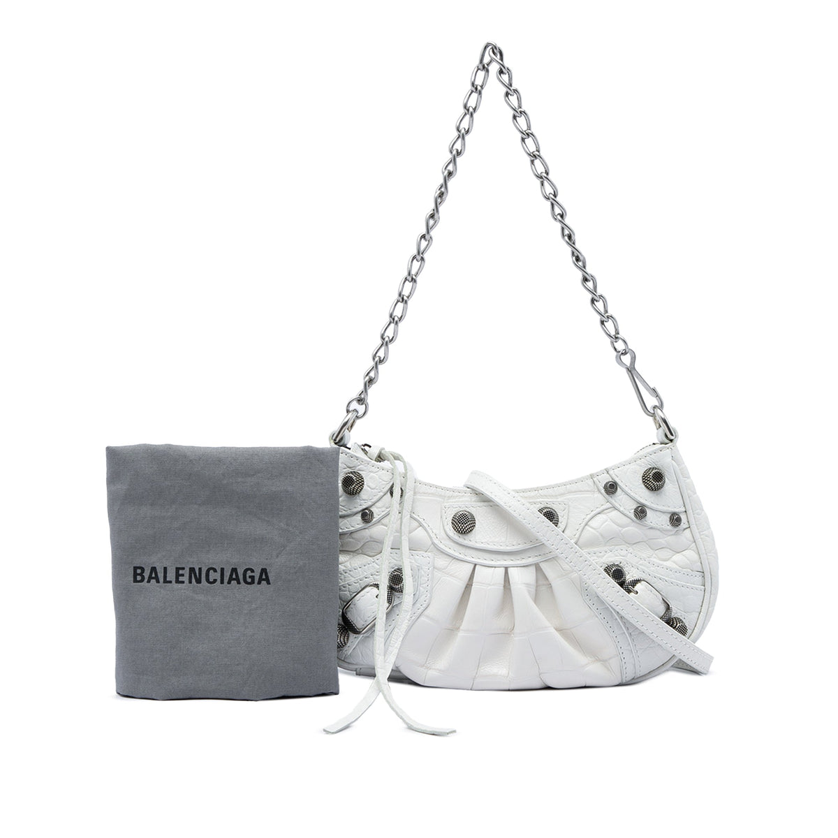 Balenciaga Mini Embossed Leather Motocross Le Cagole