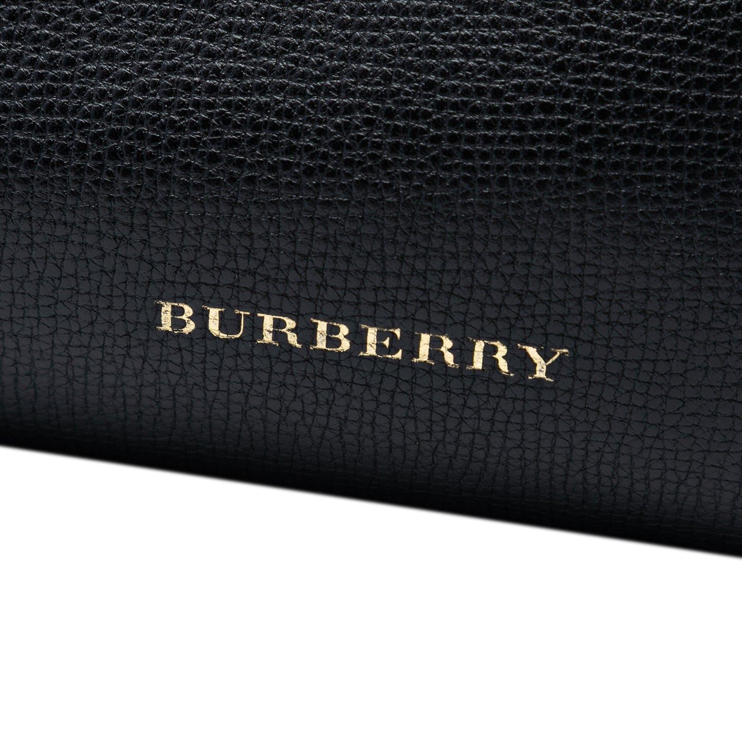 Burberry Medium Leather and House Check Banner Satchel