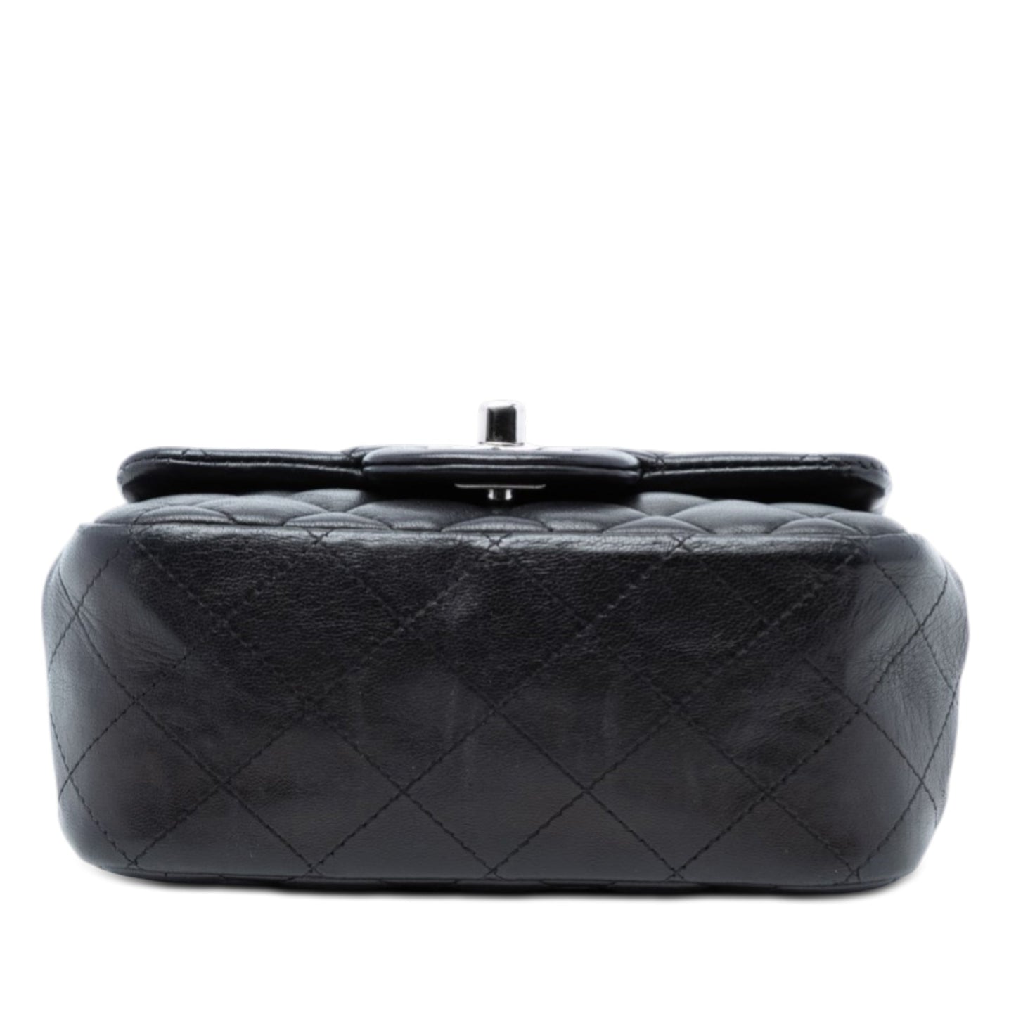 Mini Square Classic Lambskin Single Flap