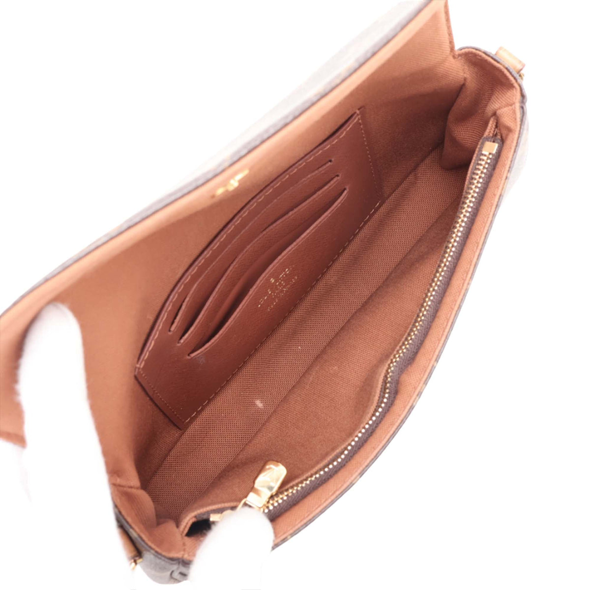 Louis Vuitton Monogram Ivy Wallet On Chain — Brown