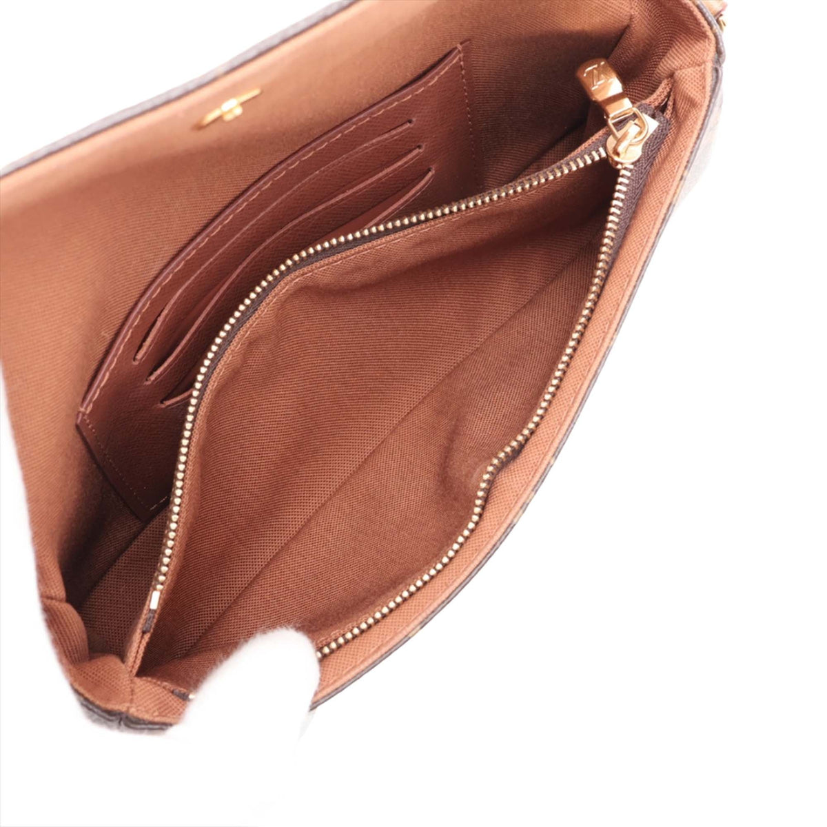 Louis Vuitton Monogram Ivy Wallet On Chain — Brown