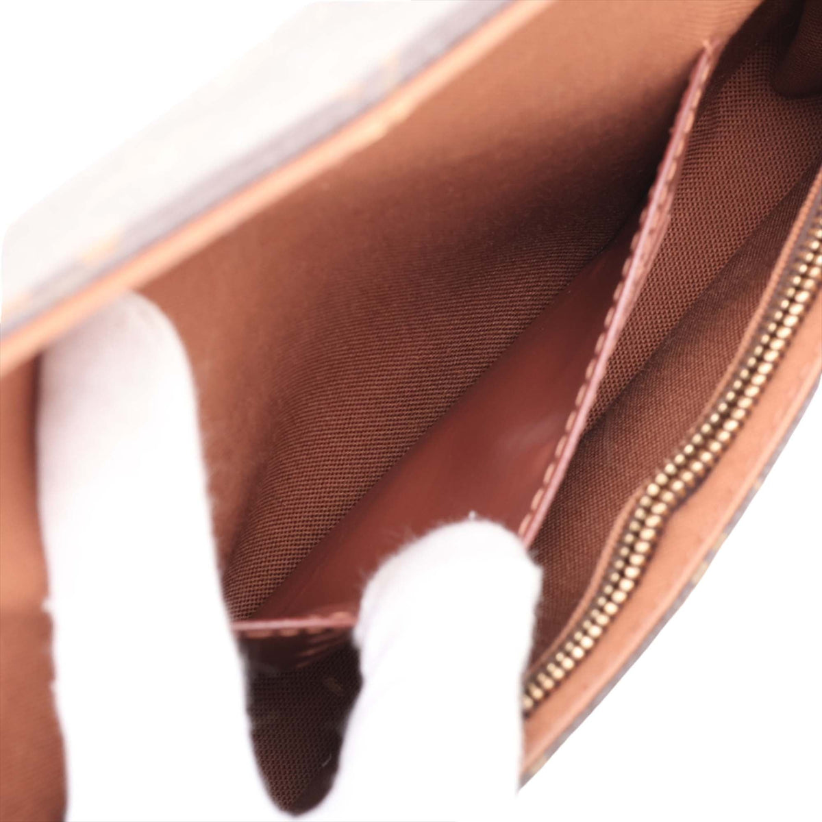 Louis Vuitton Monogram Ivy Wallet On Chain — Brown