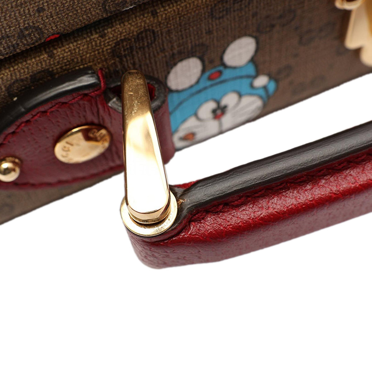 Gucci Micro  GG Supreme Doraemon Vanity Case — Beige