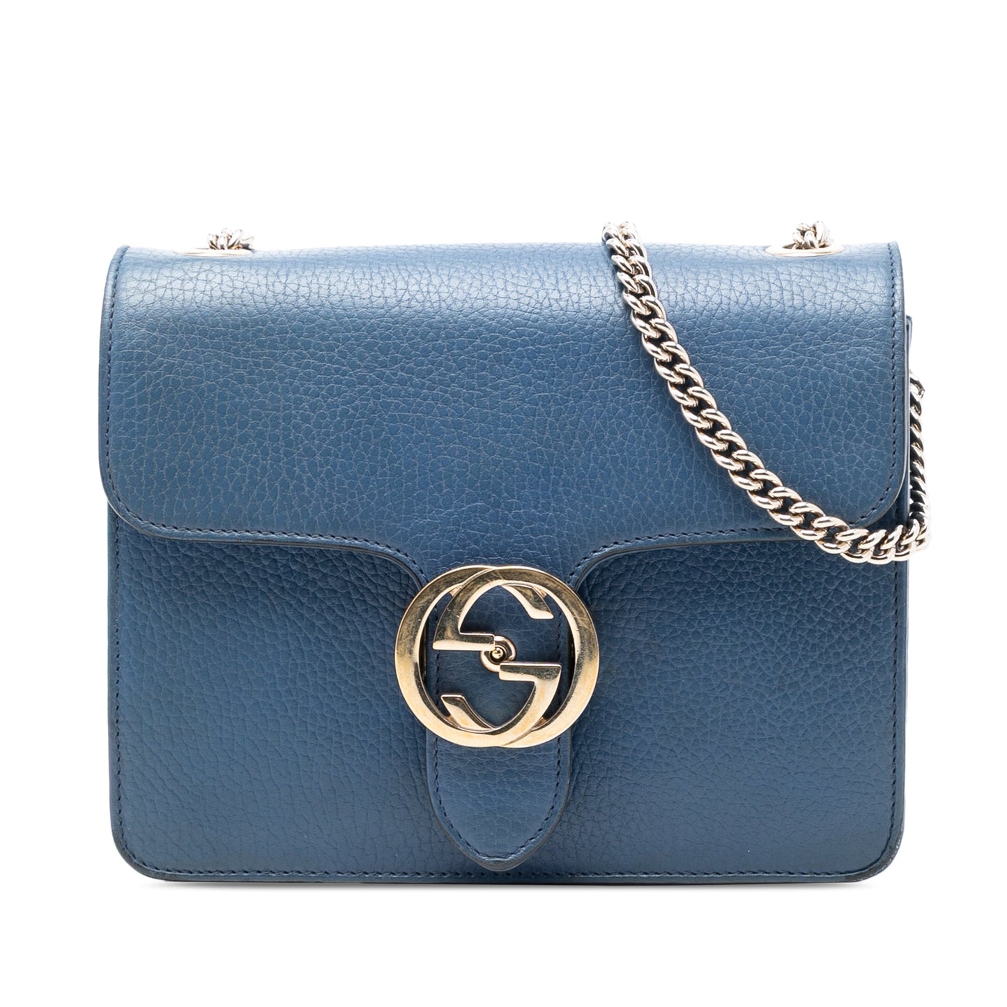 Gucci Small Dollar Calfskin Interlocking G Crossbody