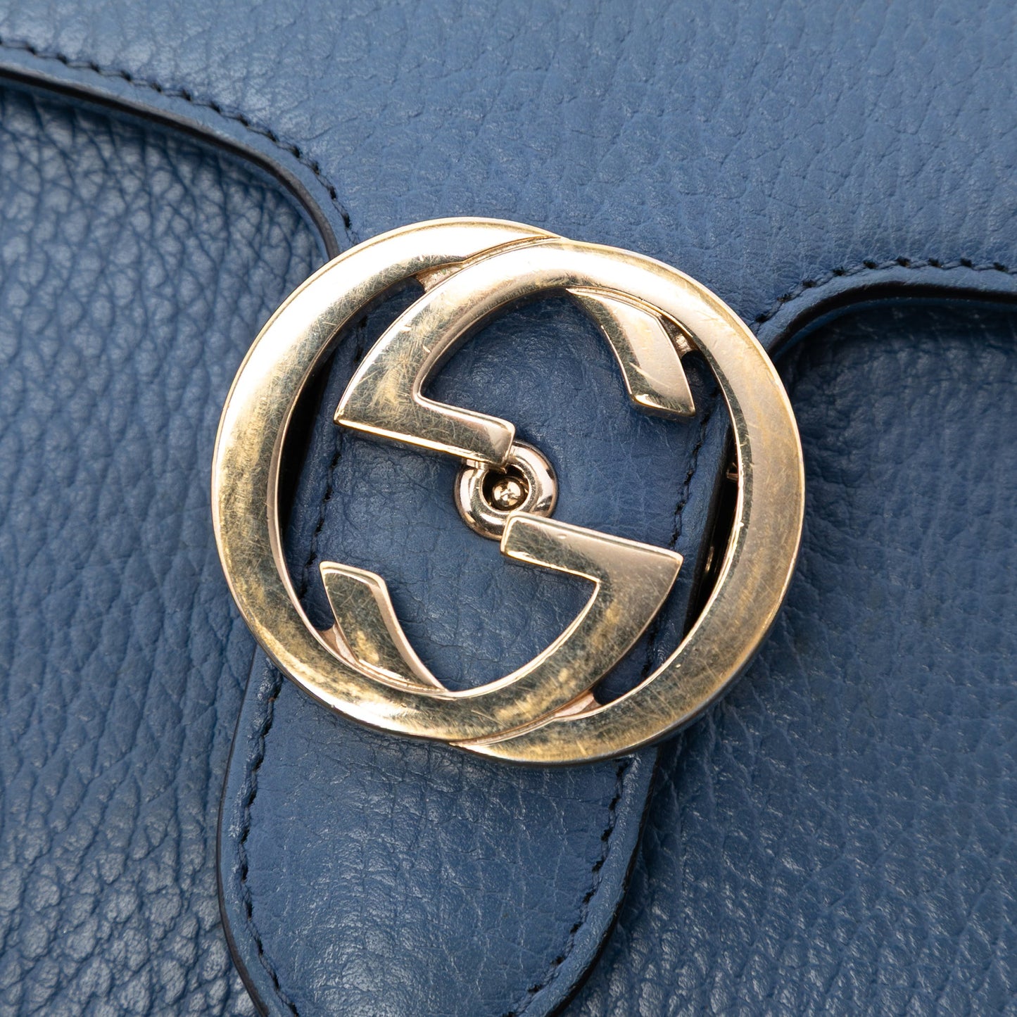 Gucci Small Dollar Calfskin Interlocking G Crossbody