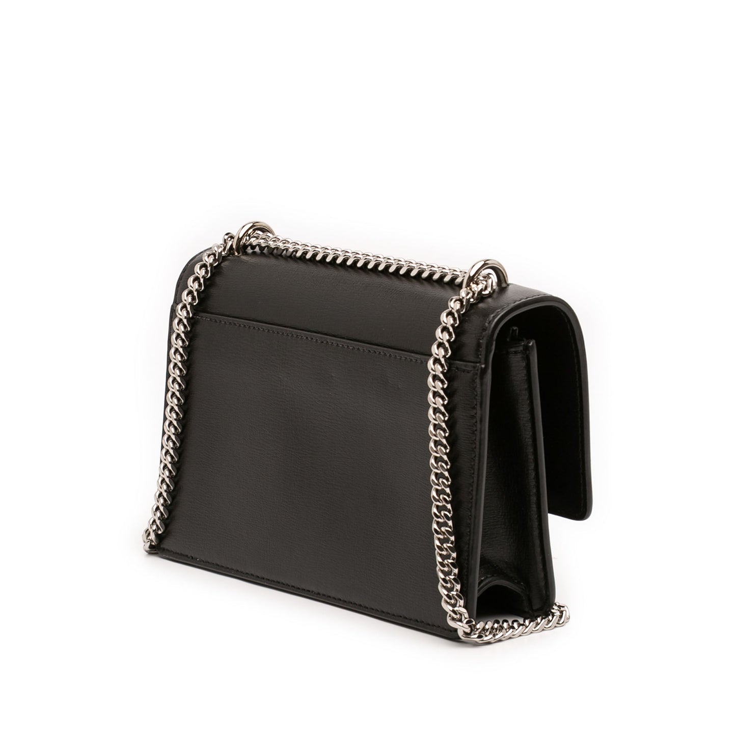 Saint Laurent Mini Leather Monogram Sunset Wallet on Chain
