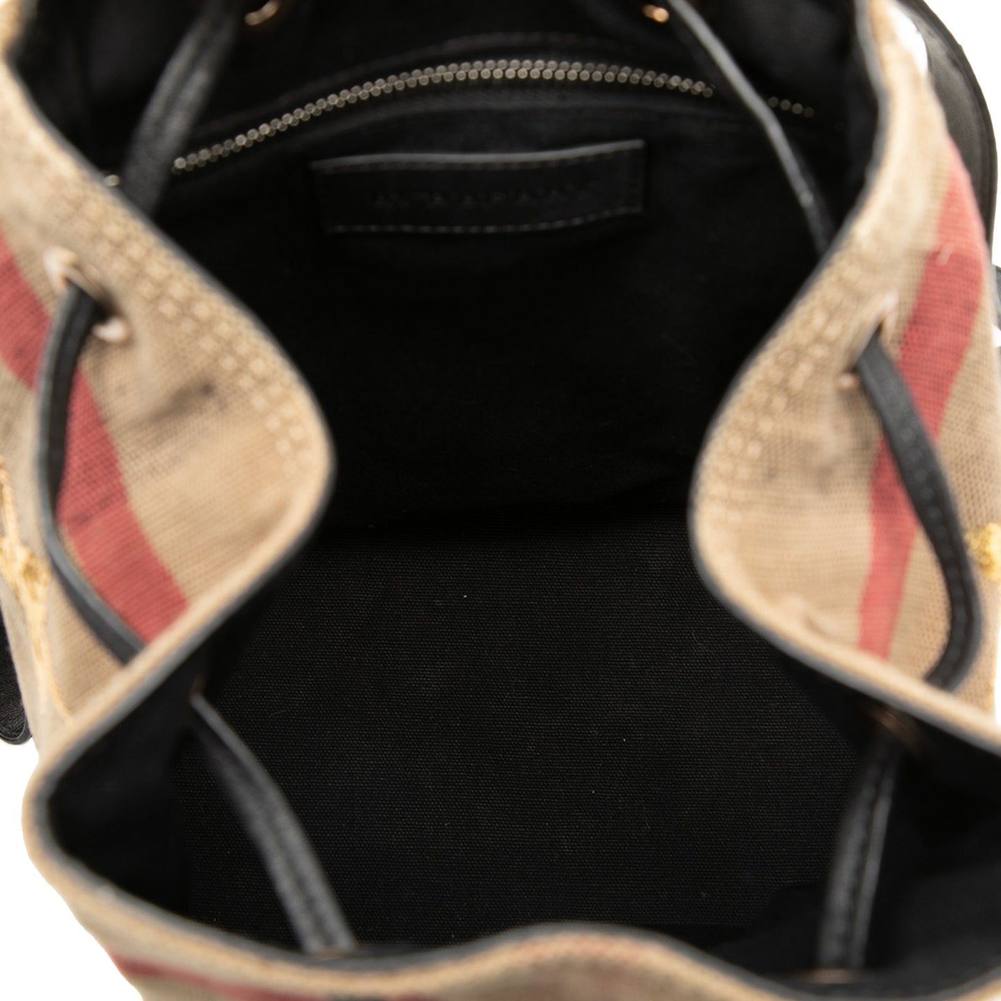 Burberry Mega Check Canvas Star Sequin Backpack