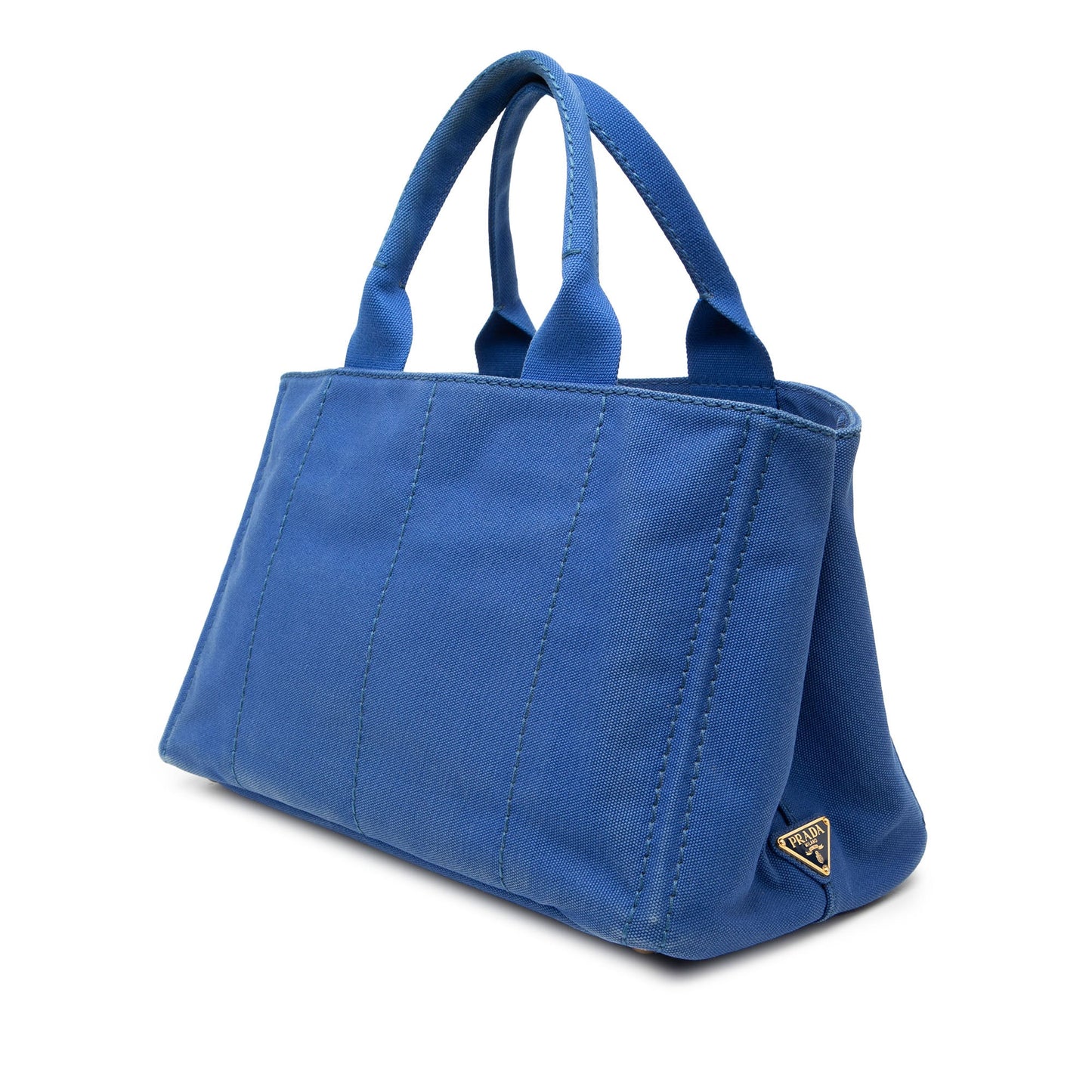 Prada Canvas Canapa Logo Satchel