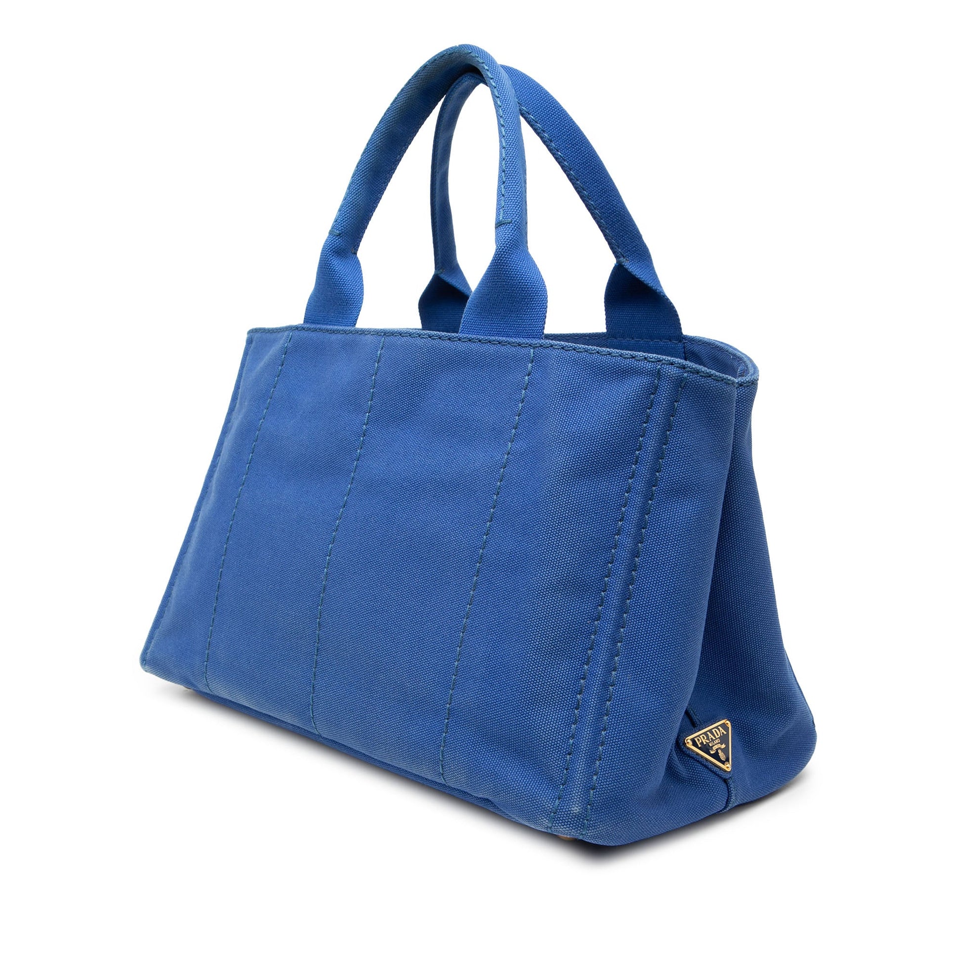 Prada Canvas Canapa Logo Satchel