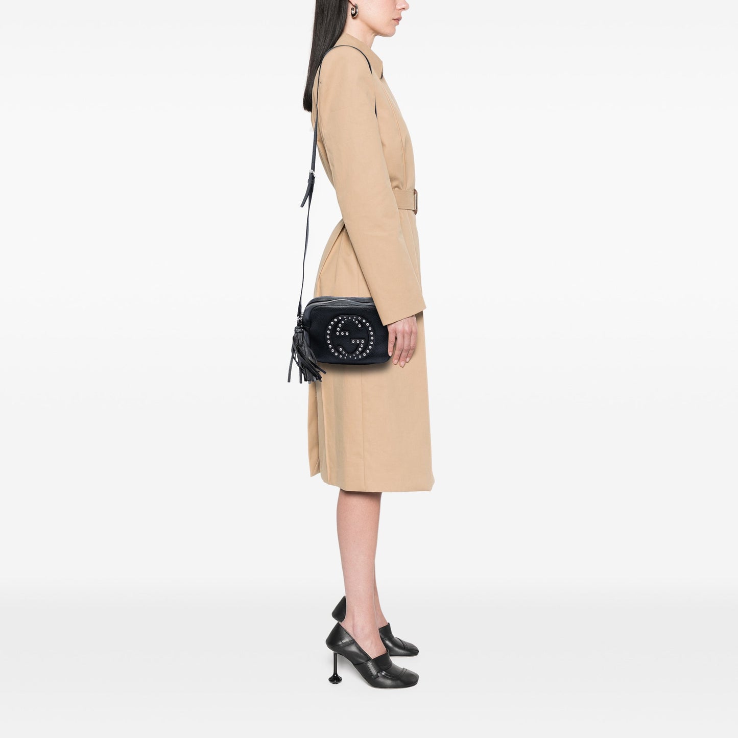 Gucci Studded Calfskin Soho Disco Crossbody