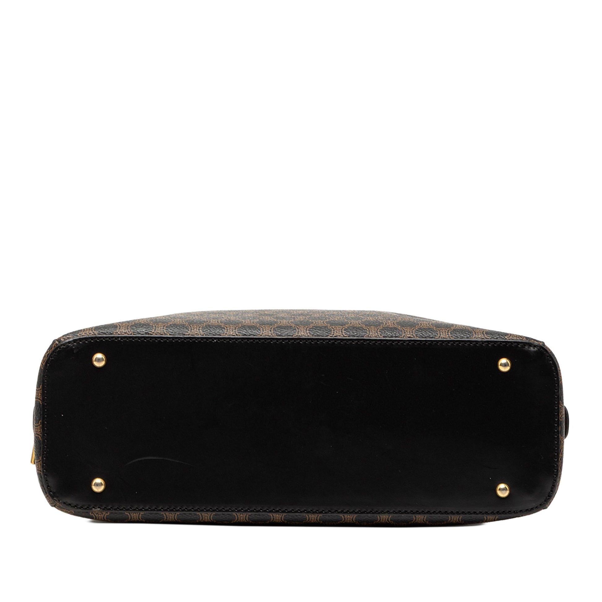 Celine Macadam Coated Canvas Dome Handbag