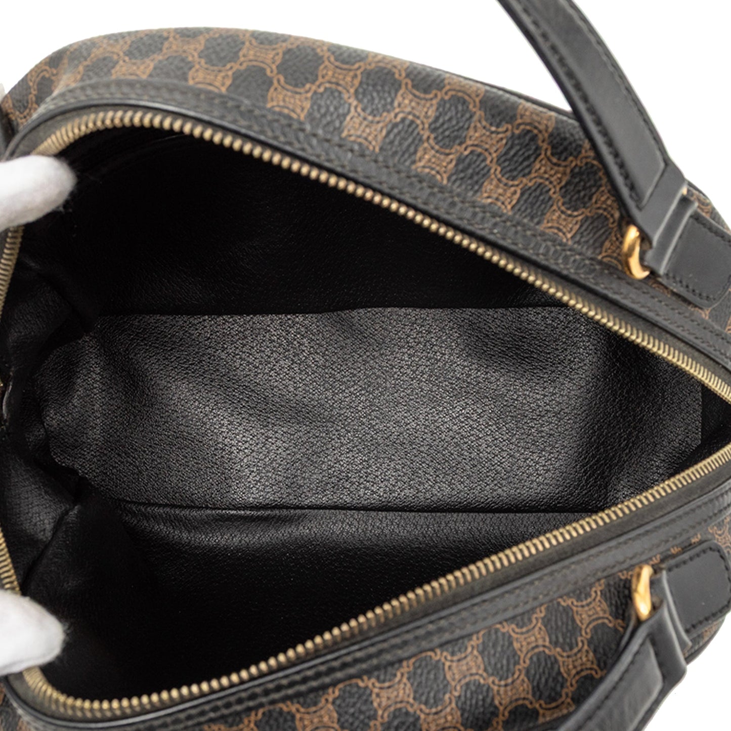 Celine Macadam Coated Canvas Dome Handbag