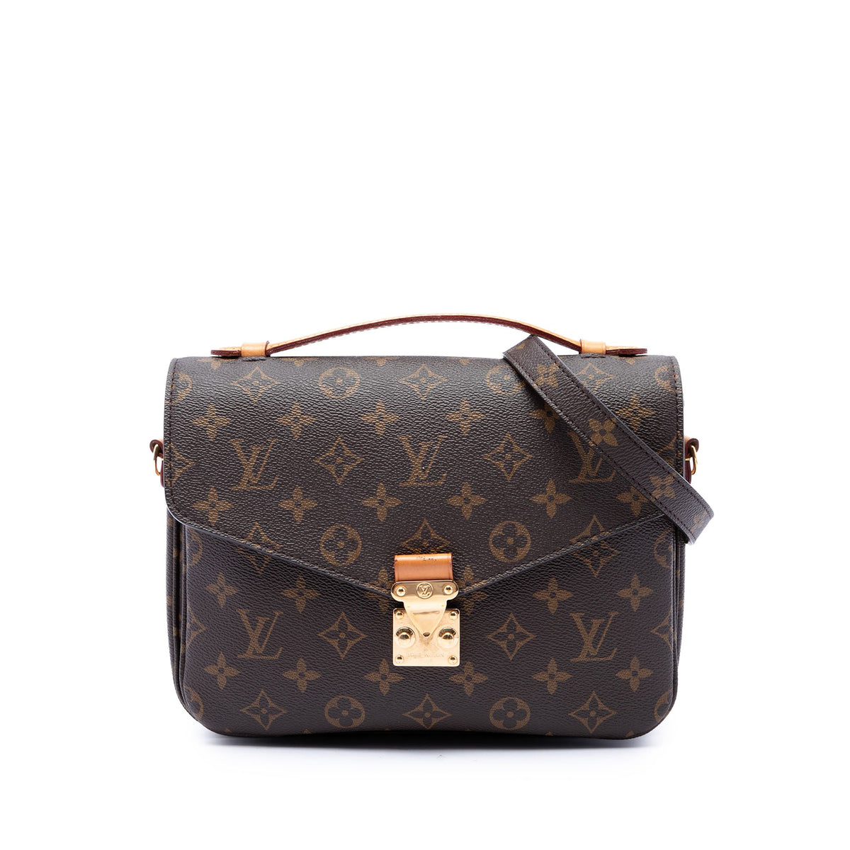 Louis Vuitton Monogram Pochette Metis — Brown
