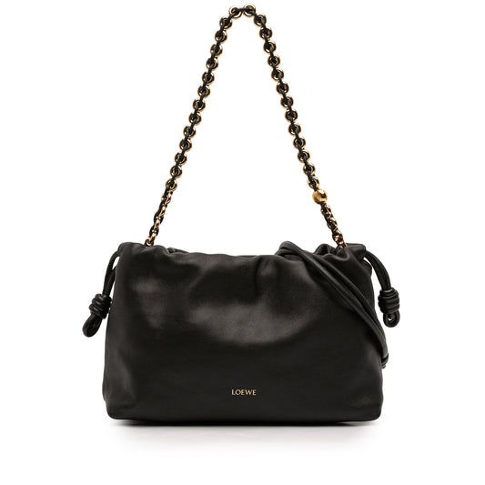 LOEWE Medium Mellow Nappa Lambskin Flamenco Purse