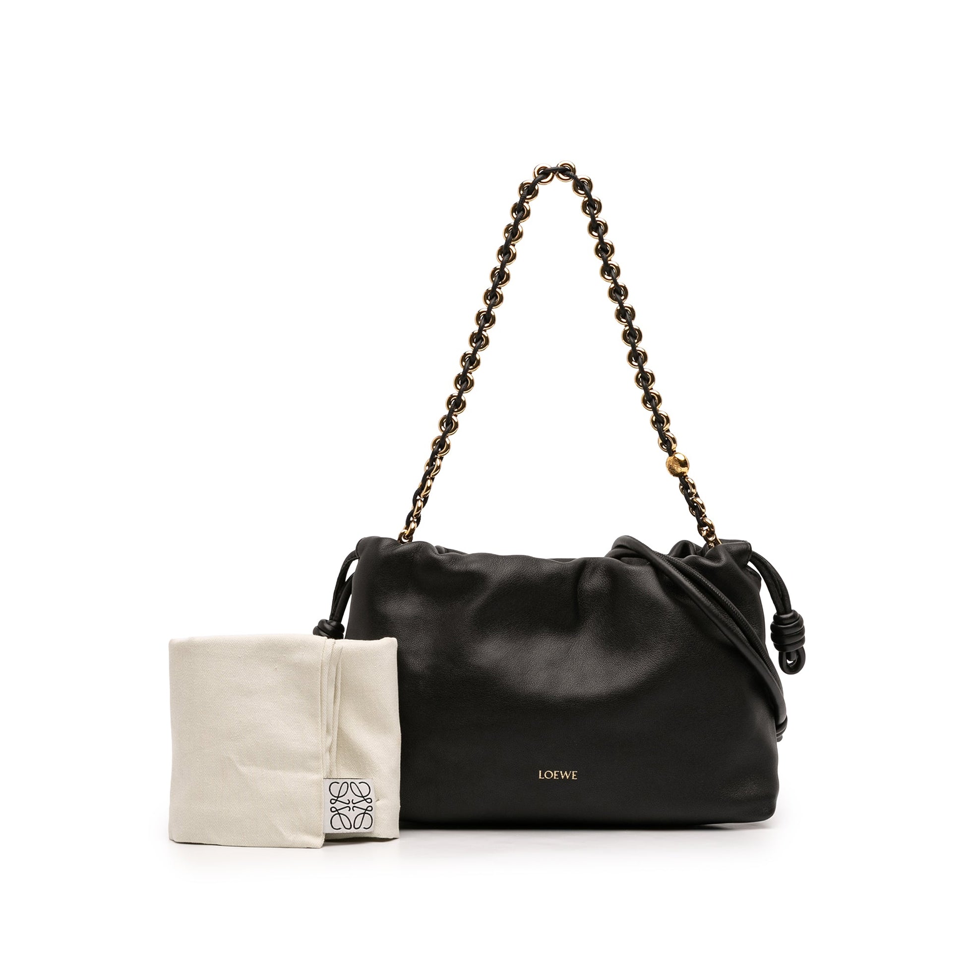 LOEWE Medium Mellow Nappa Lambskin Flamenco Purse