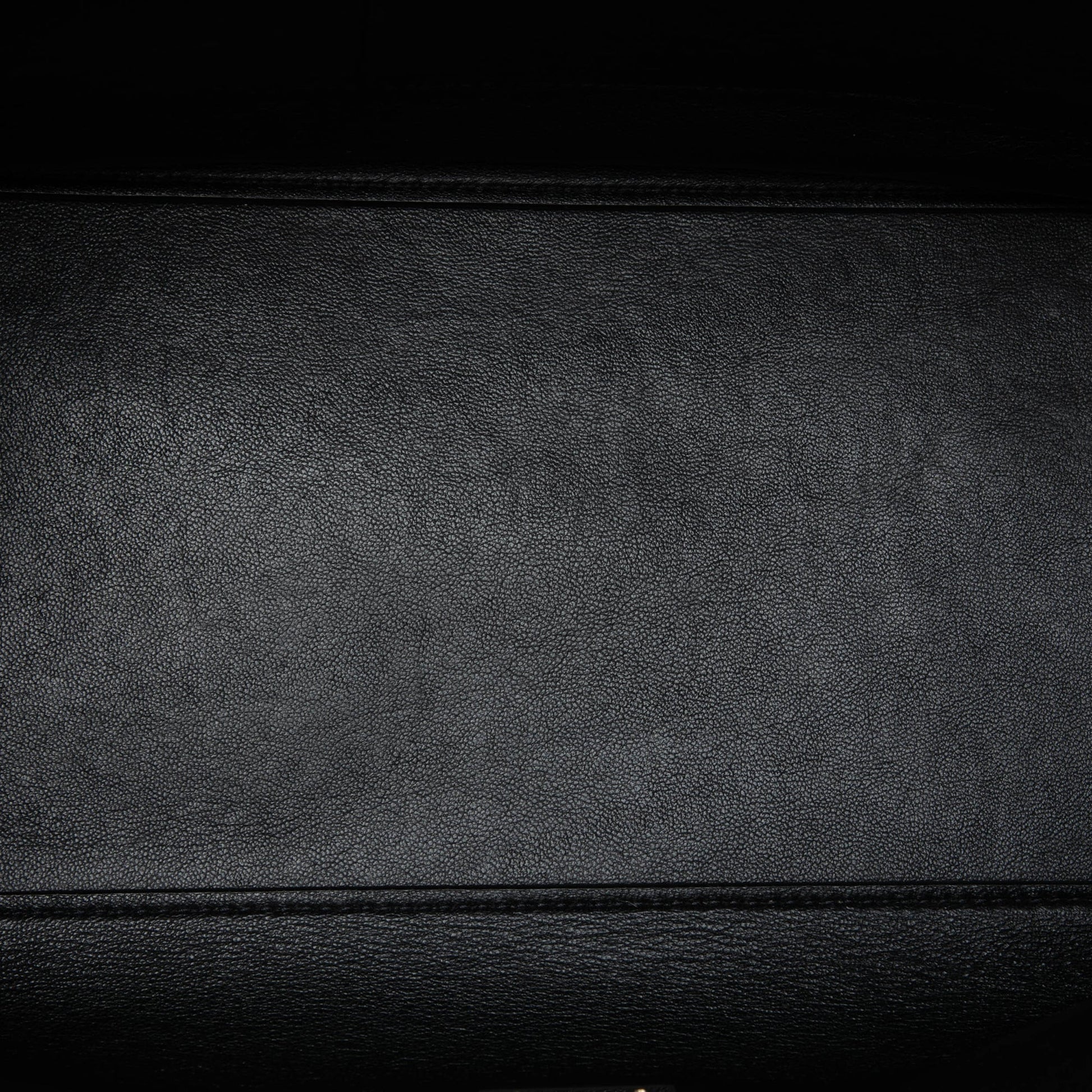 Celine Medium Drummed Calfskin and Suede Trapeze Satchel