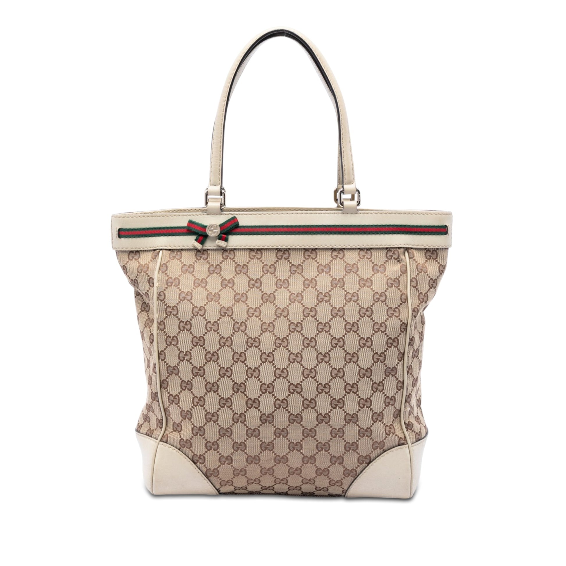 Gucci GG Canvas Web Mayfair Tote