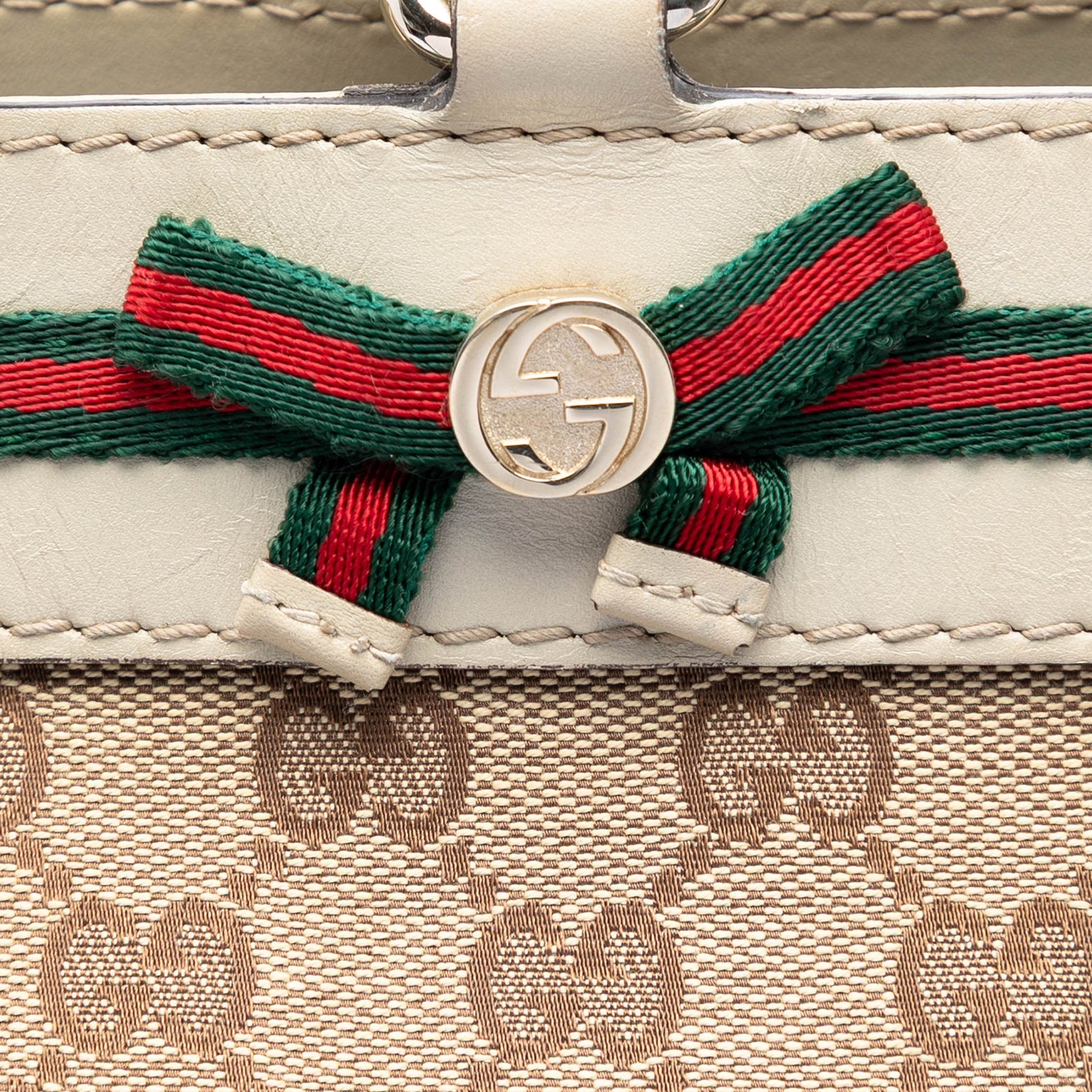 Gucci GG Canvas Web Mayfair Tote