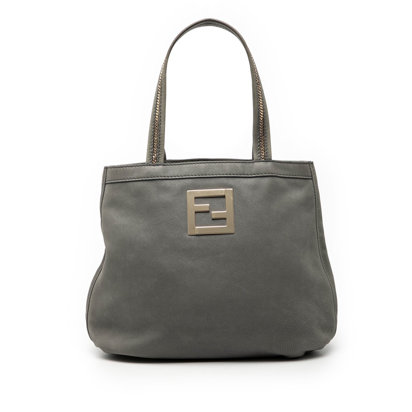 Fendi Nubuck FF Chains Tote