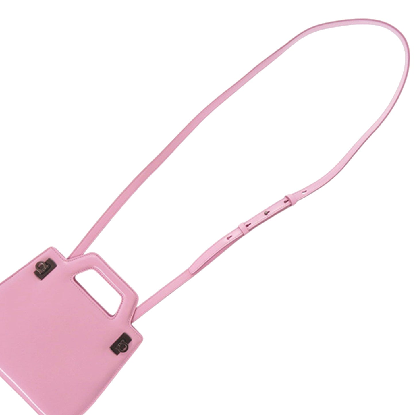 Ferragamo Micro Brushed Calfskin Wanda Top Handle Bag