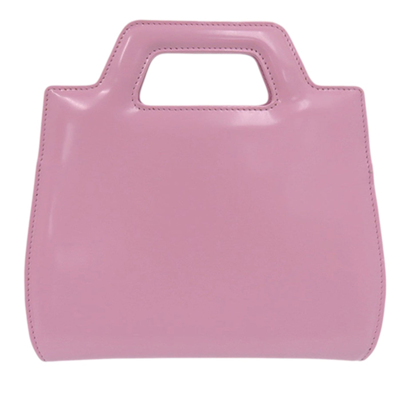 Ferragamo Micro Brushed Calfskin Wanda Top Handle Bag